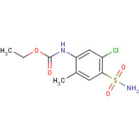 35442-35-4 ethyl N-(5-chloro-2-methyl-4-sulfamoylphenyl)carbamate chemical structure