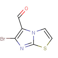 75001-32-0 6-bromoimidazo[2,1-b][1,3]thiazole-5-carbaldehyde chemical structure