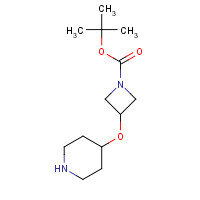 926906-42-5 tert-butyl 3-piperidin-4-yloxyazetidine-1-carboxylate chemical structure