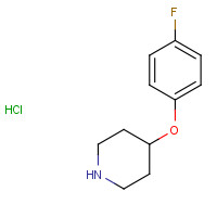3202-34-4 4-(4-fluorophenoxy)piperidine;hydrochloride chemical structure
