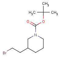 210564-54-8 tert-butyl 3-(2-bromoethyl)piperidine-1-carboxylate chemical structure