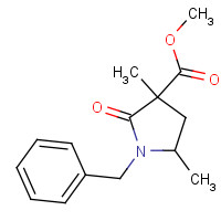 664364-25-4 methyl 1-benzyl-3,5-dimethyl-2-oxopyrrolidine-3-carboxylate chemical structure
