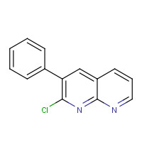 33760-73-5 2-chloro-3-phenyl-1,8-naphthyridine chemical structure
