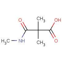 109234-02-8 2,2-dimethyl-3-(methylamino)-3-oxopropanoic acid chemical structure