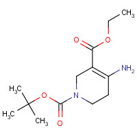 947403-75-0 1-O-tert-butyl 5-O-ethyl 4-amino-3,6-dihydro-2H-pyridine-1,5-dicarboxylate chemical structure