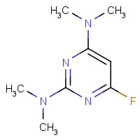 51421-98-8 6-fluoro-2-N,2-N,4-N,4-N-tetramethylpyrimidine-2,4-diamine chemical structure