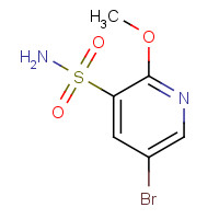 1272356-83-8 5-bromo-2-methoxypyridine-3-sulfonamide chemical structure
