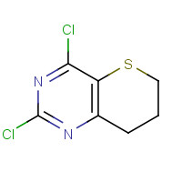 87466-23-7 2,4-dichloro-7,8-dihydro-6H-thiopyrano[3,2-d]pyrimidine chemical structure