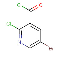 78686-86-9 5-bromo-2-chloropyridine-3-carbonyl chloride chemical structure