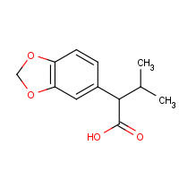 55776-83-5 2-(1,3-benzodioxol-5-yl)-3-methylbutanoic acid chemical structure