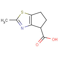 1190391-79-7 2-methyl-5,6-dihydro-4H-cyclopenta[d][1,3]thiazole-4-carboxylic acid chemical structure