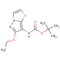 1290127-92-2 tert-butyl N-(6-ethoxypyrazolo[5,1-b][1,3]thiazol-7-yl)carbamate chemical structure