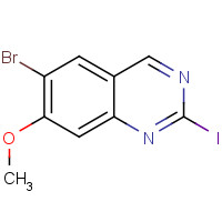914397-13-0 6-bromo-2-iodo-7-methoxyquinazoline chemical structure