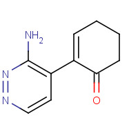 1450597-79-1 2-(3-aminopyridazin-4-yl)cyclohex-2-en-1-one chemical structure
