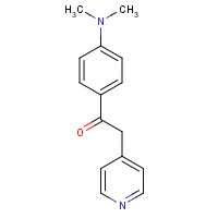 124066-15-5 1-[4-(dimethylamino)phenyl]-2-pyridin-4-ylethanone chemical structure