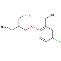 1444384-28-4 2-(bromomethyl)-4-chloro-1-(2-ethylbutoxy)benzene chemical structure