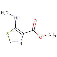 84636-33-9 methyl 5-(methylamino)-1,3-thiazole-4-carboxylate chemical structure