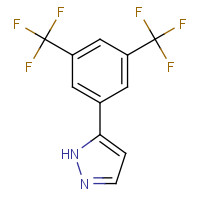 154258-54-5 5-[3,5-bis(trifluoromethyl)phenyl]-1H-pyrazole chemical structure