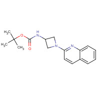 1350607-88-3 tert-butyl N-(1-quinolin-2-ylazetidin-3-yl)carbamate chemical structure
