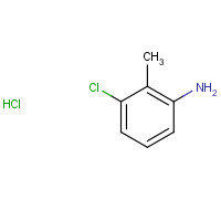 6259-40-1 3-chloro-2-methylaniline;hydrochloride chemical structure