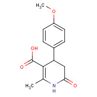 423120-08-5 4-(4-methoxyphenyl)-6-methyl-2-oxo-3,4-dihydro-1H-pyridine-5-carboxylic acid chemical structure