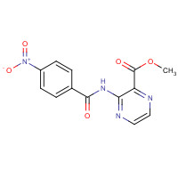 92378-74-0 methyl 3-[(4-nitrobenzoyl)amino]pyrazine-2-carboxylate chemical structure