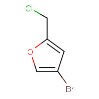 59413-99-9 4-bromo-2-(chloromethyl)furan chemical structure