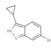 1311197-90-6 6-bromo-3-cyclopropyl-2H-indazole chemical structure