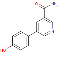 1007578-45-1 5-(4-hydroxyphenyl)pyridine-3-carboxamide chemical structure