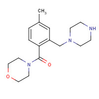 1460037-41-5 [4-methyl-2-(piperazin-1-ylmethyl)phenyl]-morpholin-4-ylmethanone chemical structure
