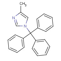 82594-80-7 4-methyl-1-tritylimidazole chemical structure