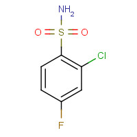 69156-30-5 2-chloro-4-fluorobenzenesulfonamide chemical structure