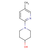 158181-84-1 1-(5-methylpyridin-2-yl)piperidin-4-ol chemical structure