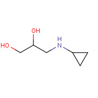 85613-41-8 3-(cyclopropylamino)propane-1,2-diol chemical structure