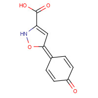 33282-15-4 5-(4-oxocyclohexa-2,5-dien-1-ylidene)-2H-1,2-oxazole-3-carboxylic acid chemical structure