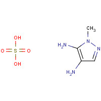 20055-01-0 2-methylpyrazole-3,4-diamine;sulfuric acid chemical structure