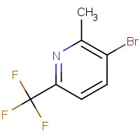 1010422-53-3 3-bromo-2-methyl-6-(trifluoromethyl)pyridine chemical structure
