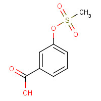 28547-24-2 3-methylsulfonyloxybenzoic acid chemical structure