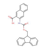372159-75-6 3-(9H-fluoren-9-ylmethoxycarbonylamino)naphthalene-2-carboxylic acid chemical structure