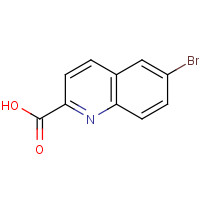65148-10-9 6-bromoquinoline-2-carboxylic acid chemical structure