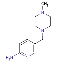 1197333-44-0 5-[(4-methylpiperazin-1-yl)methyl]pyridin-2-amine chemical structure