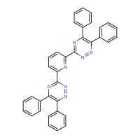 35171-28-9 3-[6-(5,6-diphenyl-1,2,4-triazin-3-yl)pyridin-2-yl]-5,6-diphenyl-1,2,4-triazine chemical structure