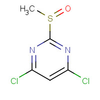 1289386-11-3 4,6-dichloro-2-methylsulfinylpyrimidine chemical structure