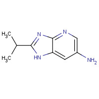1186224-85-0 2-propan-2-yl-1H-imidazo[4,5-b]pyridin-6-amine chemical structure