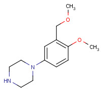 868244-68-2 1-[4-methoxy-3-(methoxymethyl)phenyl]piperazine chemical structure