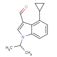 1350760-56-3 4-cyclopropyl-1-propan-2-ylindole-3-carbaldehyde chemical structure