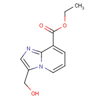 834869-05-5 ethyl 3-(hydroxymethyl)imidazo[1,2-a]pyridine-8-carboxylate chemical structure