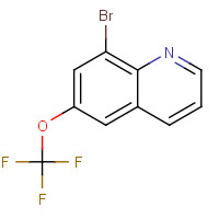 1020253-25-1 8-bromo-6-(trifluoromethoxy)quinoline chemical structure