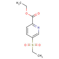 1314406-40-0 ethyl 5-ethylsulfonylpyridine-2-carboxylate chemical structure