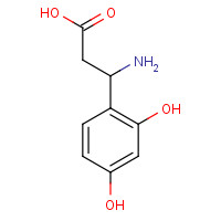 682804-10-0 3-amino-3-(2,4-dihydroxyphenyl)propanoic acid chemical structure